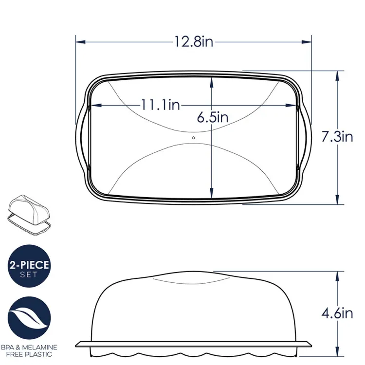 Cast Fluted Loaf Pan with Keeper